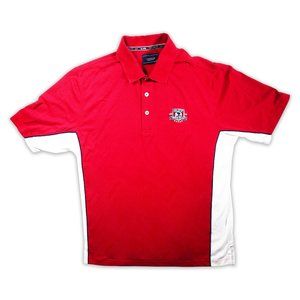 U.S. Open 2010 Polo Shirt, Men's Size Large, Red/White/Black, Pebble Beach Golf